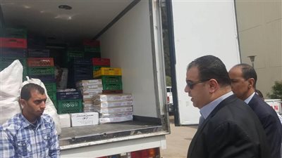 «شباب بأمر الشعب» تسلم الفيوم 4 سيارات سلع مدعمة