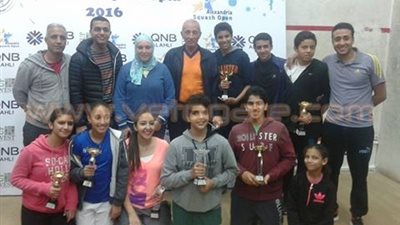 «الشمس» يحقق المراكز الأولى ببطولة الجمهورية للإسكواش