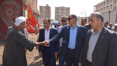 محافظ الغربية يتفقد ساحات الاحتفال بمولد السيد البدوي بطنطا
