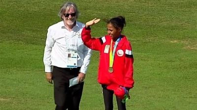 أفنان صالح تتوج بالميدالية الذهبية في بطولة ألعاب القوى بأستراليا