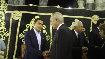 أبو الغيط ووزراء سابقون في عزاء طارق كامل وزير الاتصالات الأسبق (صور)