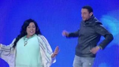 بالفيديو.. أحمد الفيشاوي وشيماء سيف يرقصان على «اديني رمضان»