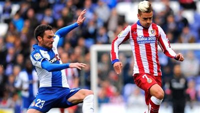 أتلتيكو مدريد يتعادل سلبيا مع إسبانيول في الشوط الأول