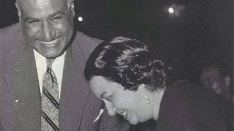  أم كلثوم والزعيم