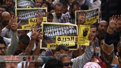 إصابة لواء شرطة ومجند في فض مسيرة إخوانية بالإسكندرية