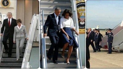 شاهد.. الفرق بين «ترامب» و5 رؤساء آخرين في صورة واحدة