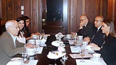 سحر نصر تبحث زيادة تمويل المشروعات مع رئيس الصندوق المصري الأمريكي