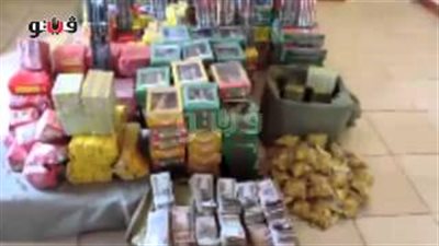 بالفيديو ..مباحث أبو قرقاص تتمكن من ضبط 280342 صاروخا ناريا