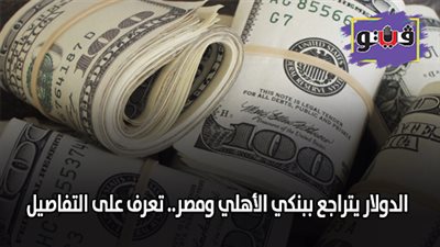 الدولار يتراجع ببنكي الأهلي ومصر.. تعرف على التفاصيل