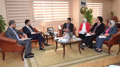 وزير الرياضة يبحث مع وكالة التعاون الألماني تفعيل العديد من المشروعات