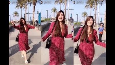 روان حسين تقبل شابا في شوارع بيروت (فيديو)