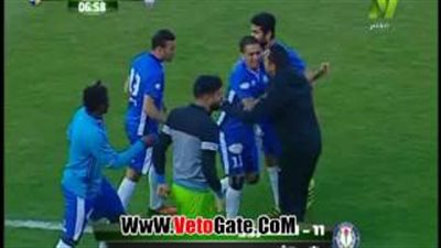 بالفيديو.. أحمد رؤوف يتقدم بالهدف الأول لسموحة في المقاولون