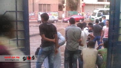 بالصور.. المياه تغمر الشوارع المؤدية لمحطة مترو الحلمية أول أيام العيد