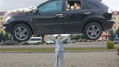 أغرب صور الزفاف في روسيا تثير سخرية مواقع التواصل (صور)