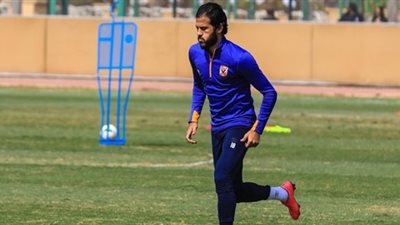 مروان محسن يواصل برنامجه التأهيلي والعلاجي بالأهلي