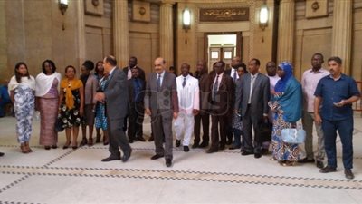 القضاة الأفارقة في زيارة بمحكمة النقض