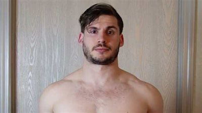 شاب يتخلص من كرشه في ١٢ أسبوعا فقط (فيديو وصور)