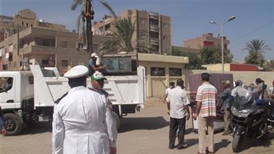 ضبط 29 متهما ورفع 314 مخالفة إشغال طريق بالمنطقة الأثرية في الهرم