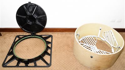 غطاء آمن لبالوعات الصرف الصحي لمواجهة ظاهرة سرقة الأغطية (صور)