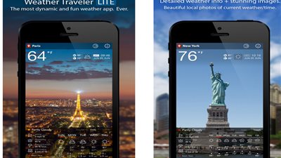 آبل تتيح تطبيقًا لمعرفة الطقس حول العالم