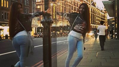 بالصور.. لاميتا فرنجية تقضى إجازتها في لندن