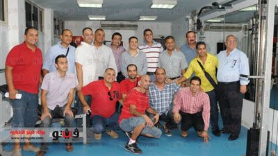 بالصور.. السعادة تسيطر على أعضاء الأهلي بعد تطوير «الجمانيزيوم»