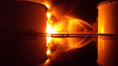 حريق البريقة بـ«ليبيا» يمتد لـ 5 خزانات