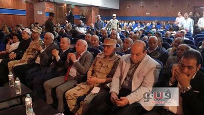 بالصور.. تكريم أسر شهداء ومصابي العمليات الحربية ‏في بورسعيد