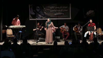 محمد السكندري يبدع في ساقية الصاوي بأمسية شعرية (صور)