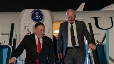 وزير الخارجية الأمريكي يصل إسرائيل (صور)