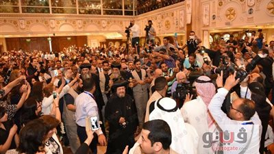 بالصور.. استقبال حافل للبابا تواضروس في الكويت