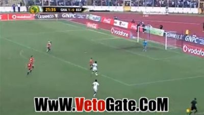 بالفيديو.. وائل جمعة يعزز تقدم منتخب غانا بالهدف الثاني