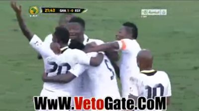 بالفيديو.. غانا تذبح الفراعنة في أول أيام العيد بنصف دستة أهداف