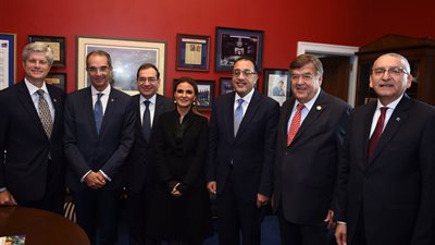 مدبولي يلتقي نواب الكونجرس الداعمين لمجموعة أصدقاء مصر