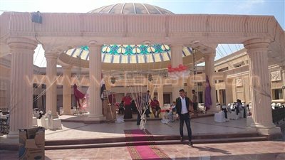 بالصور.. حفل زفاف جماعي لـ40 عريسا وعروسا بشمال سيناء