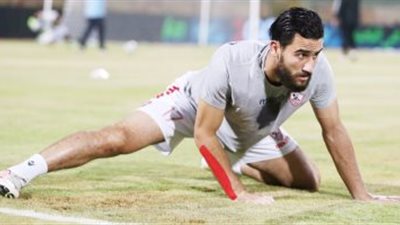 إصابة باسم مرسي بتورم في الرأس عقب مباراة المصري