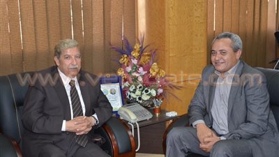 بالصور.. محافظ الإسماعيلية يستقبل رئيس «قصور الثقافة»