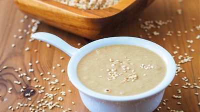 طريقة عمل الطحينة في المنزل بـ 3 مكونات