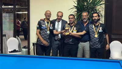 البطولة العربية للبلياردو بتتكلم مصرى والخرادلى يشيد بروعة التنظيم.. (صور)