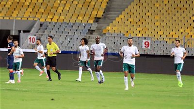 75 دقيقة.. المصري يتقدم 1/2 أمام مونانا الجابوني