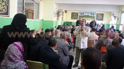 طارق ضوه يلتقي مديري المرحلة الابتدائية بـ«ديرب نجم» في الشرقية