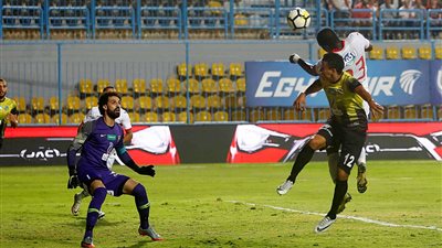 الزمالك يتقدم على المقاولون 2 -1 برأسية ساسي وصاروخية زيزو بالشوط الأول