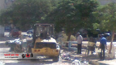 استمرار أعمال النظافة المكثفة بالإسماعيلية ثانى أيام العيد