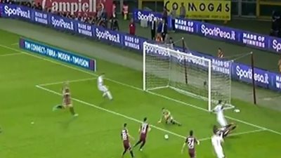 ميلان يتقدم بهدف على تورينو في الشوط الأول (فيديو)