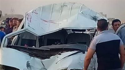 مصرع شخص وإصابة 11 آخرين في حادثي تصادم بالطريق الحر بالقليوبية