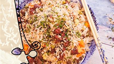 الأرز المقلي الصيني من مطبخ آسيا