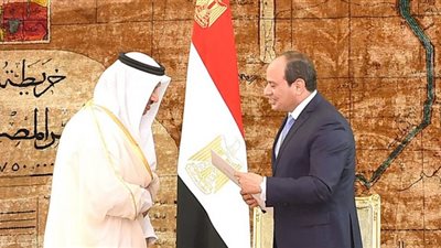 تعرف على رسالة أمير الكويت للرئيس السيسي