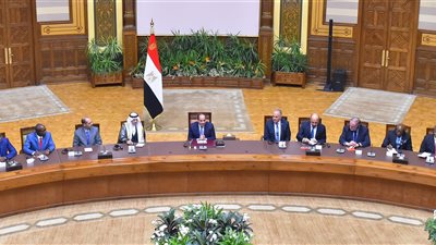السيسي يؤكد مراجعة السياسات المائية للدول لتحقيق الأمن المائي