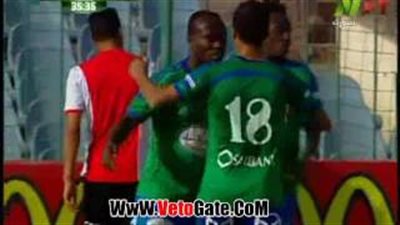 بالفيديو.. المقاصة تتقدم بهدف على الداخلية في الشوط الأول