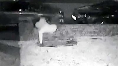 مراهقة تختبئ من عصابة تطاردها بطريقة ذكية (فيديو وصور)